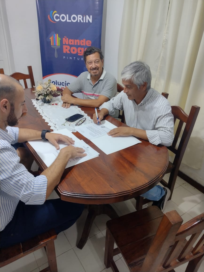 FIRMA DE CONVENIO PINTURERÍA 